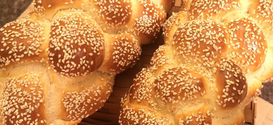 חלות חצי מתוק לשבת
